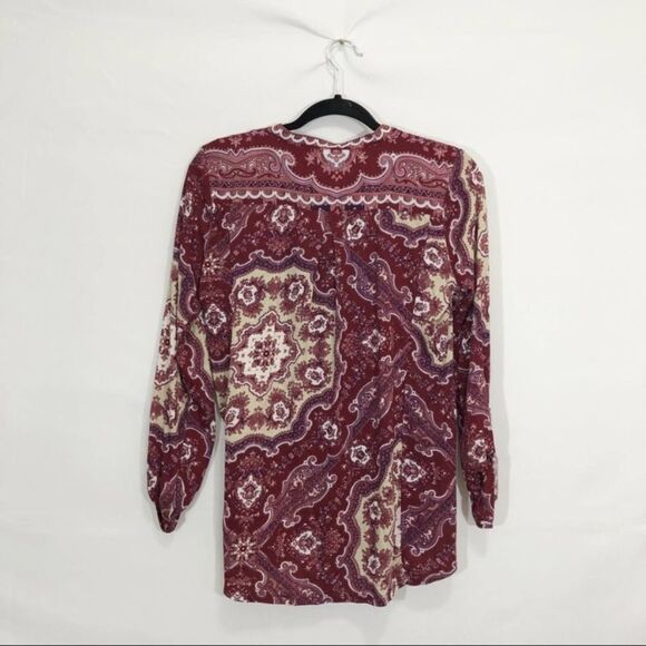 Tiny popover red sequined blouse small - Picture 4 of 8